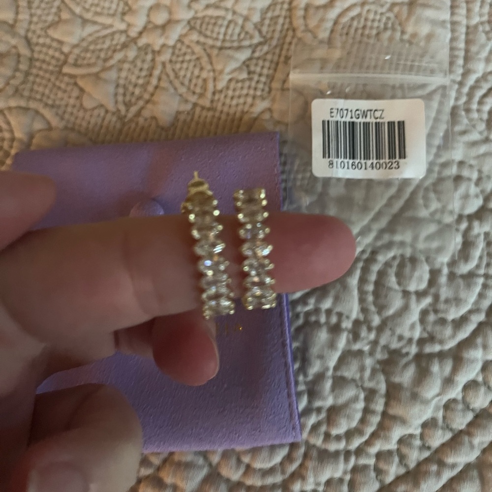Melinda Maria hoop earrings
